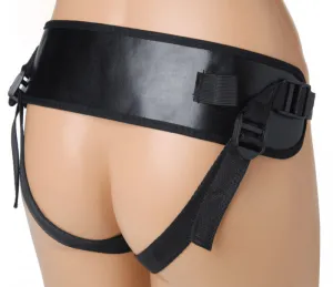 10x Groove Harness With Vibrating & Rotating  - Flesh