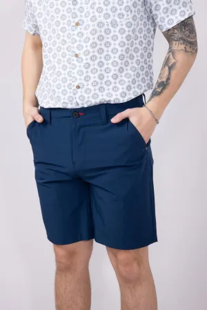 1897 Legends 9” Hydro Flat Front Shorts for Men in Navy | 5GLL1225-NAVY