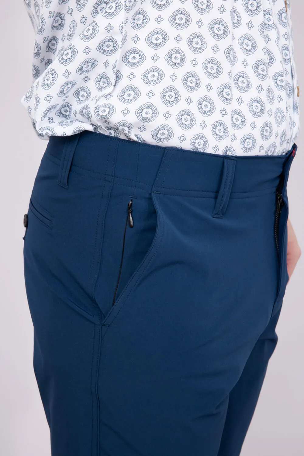 1897 Legends 9” Hydro Flat Front Shorts for Men in Navy | 5GLL1225-NAVY