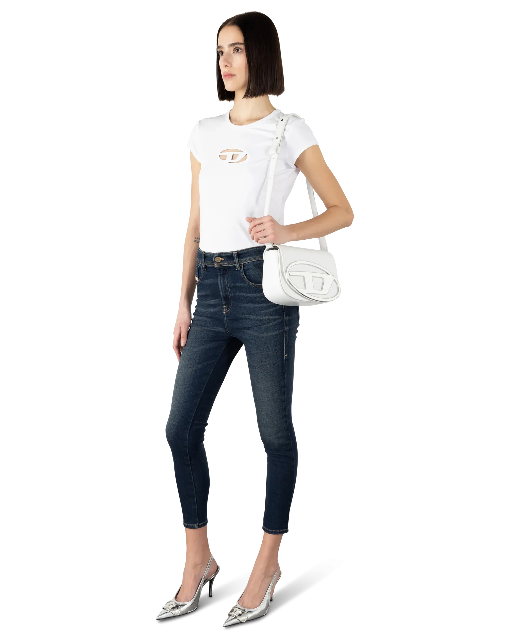1DR M-Iconic Leather Medium Shoulder Bag
