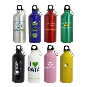 22 Oz Aluminum Bottle W/ Carabiner