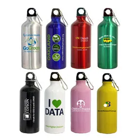 22 Oz Aluminum Bottle W/ Carabiner