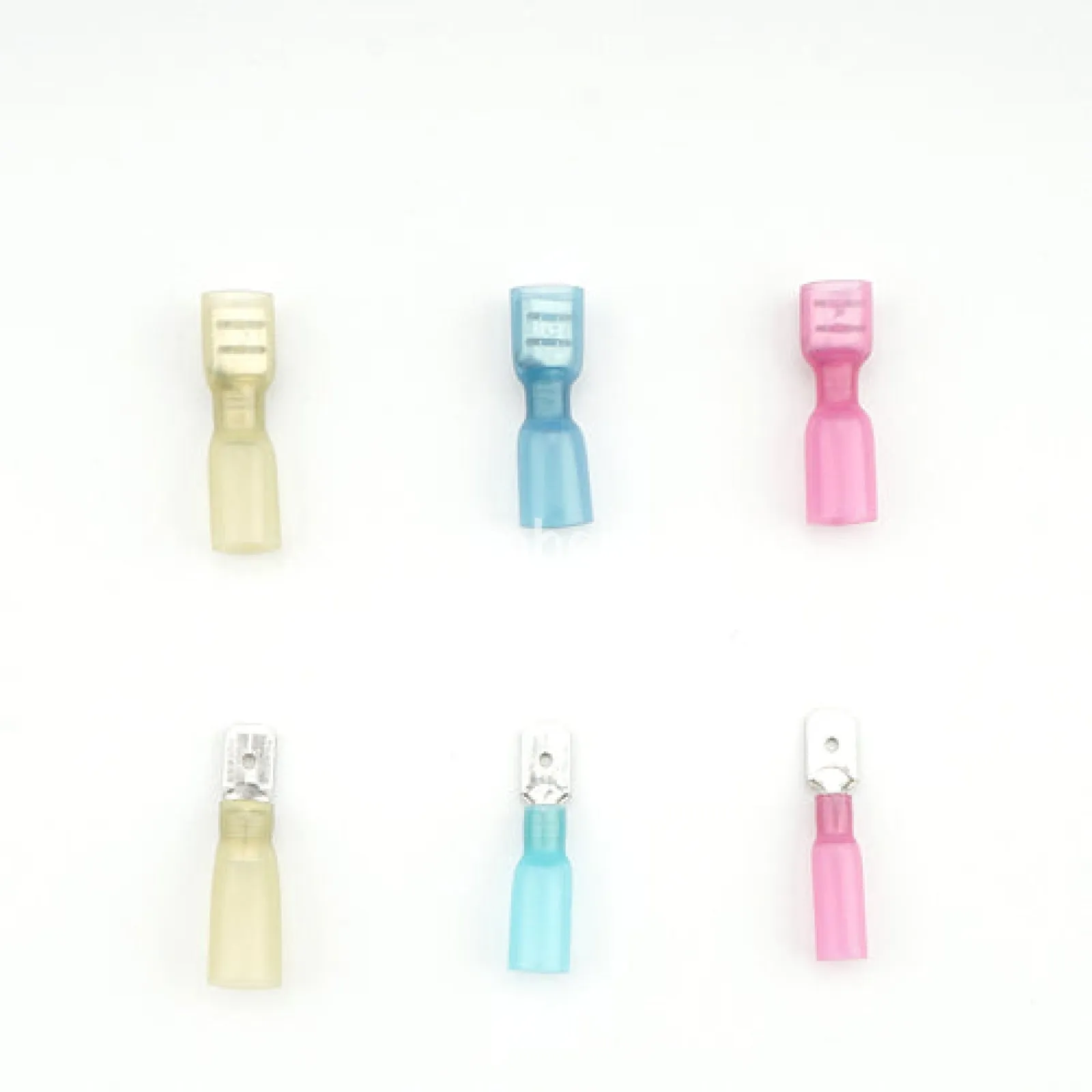 220PCS Waterproof Disconnector Crimp Lug Cable Insulated Connectors Heat Shrink butt Terminal Set