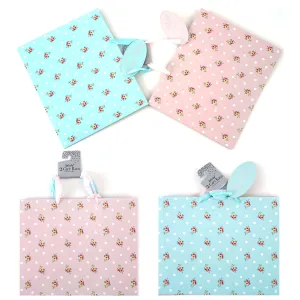 2Pk Horizontal Ditsy Floral Party Glitter Premium Plus Bag, 2 Assorted Designs