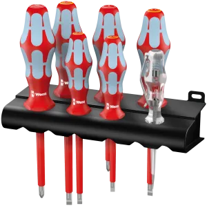 3160 i/7 Screwdriver set, stainless and rack