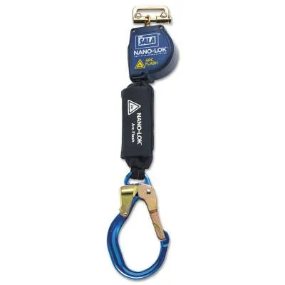 3M™ Nano-Lok Arc Flash Quick Connect Self Retracting Lifelines, 8ft, Snaphook, 420lb, 3101532