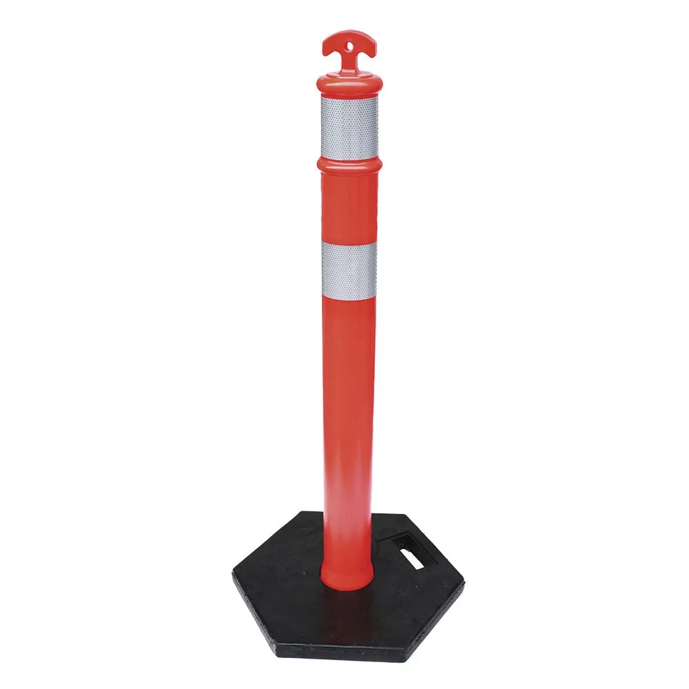47" Hi-Vis Orange T-Top Delineator Post (191)