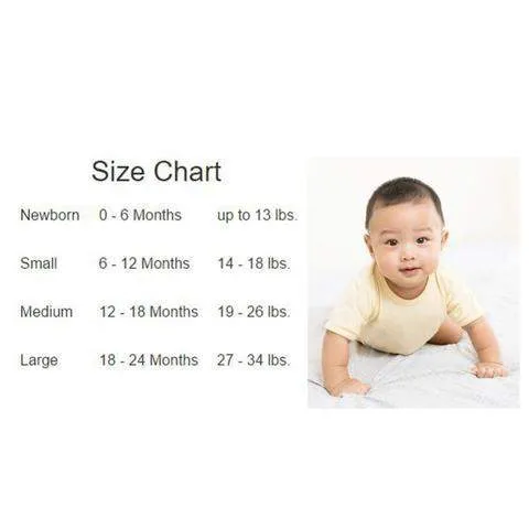 5 Pack Bambini Black Onesie (NB,S,M,L)