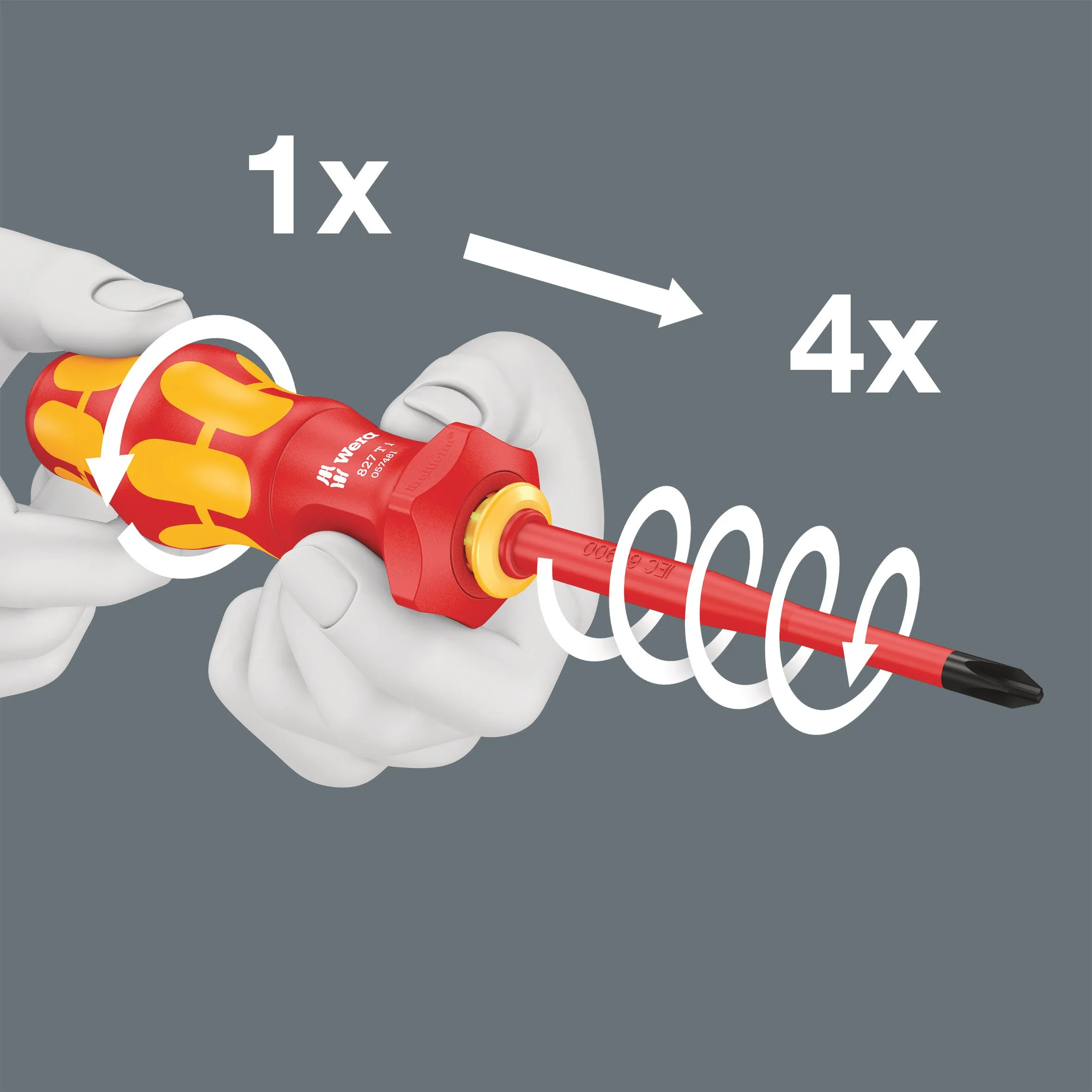 827 T i  Kraftform Turbo hand holder