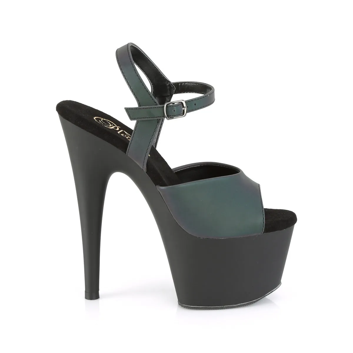 ADORE-709REFL  Green Multi Reflective/Black Matte