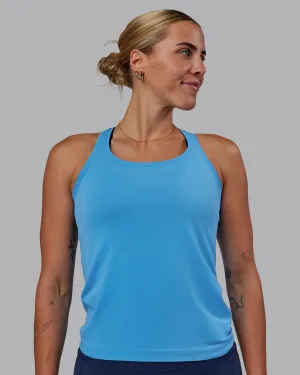 AeroFLX  Seamless Tank - Azure Blue/Azure Blue
