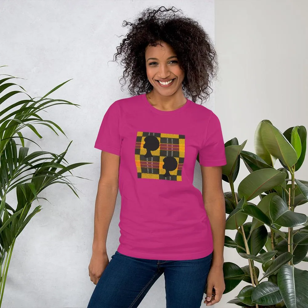 Afro African Print Color Short-Sleeve Unisex T-Shirt