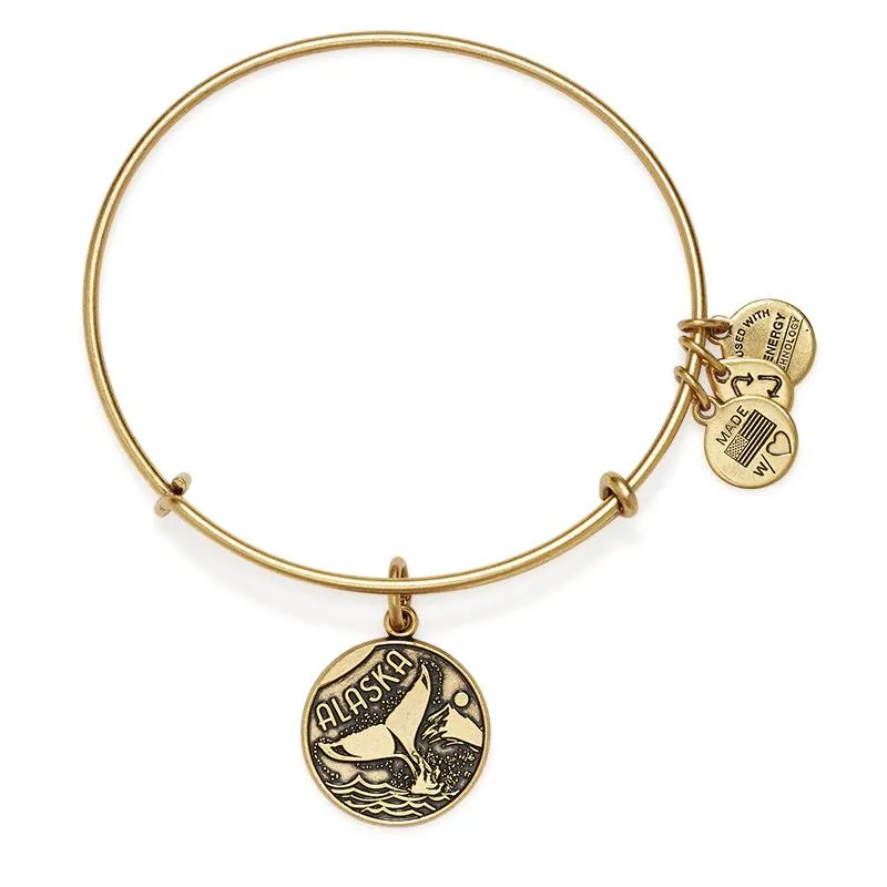 Alaska Whale Tail Bangle