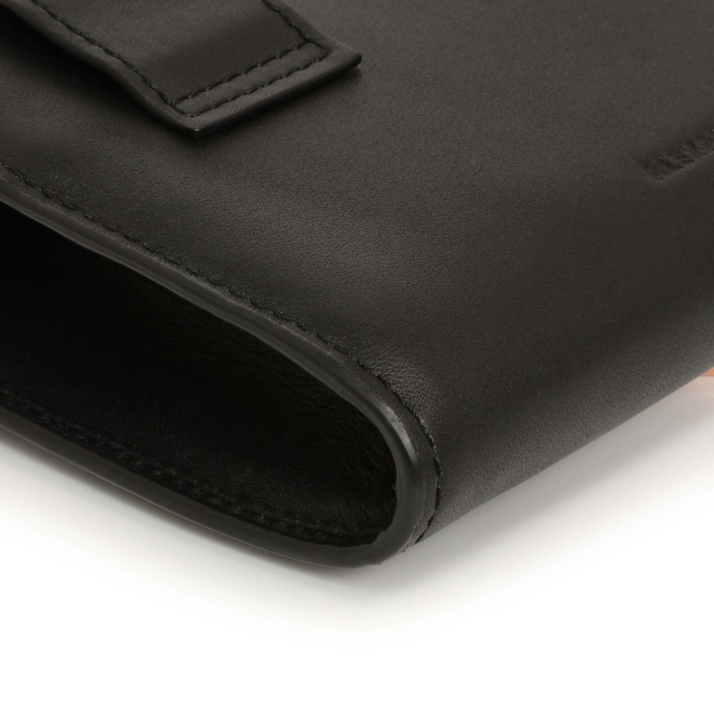 Alexander Wang Black Calfskin Prisma Belt Bag