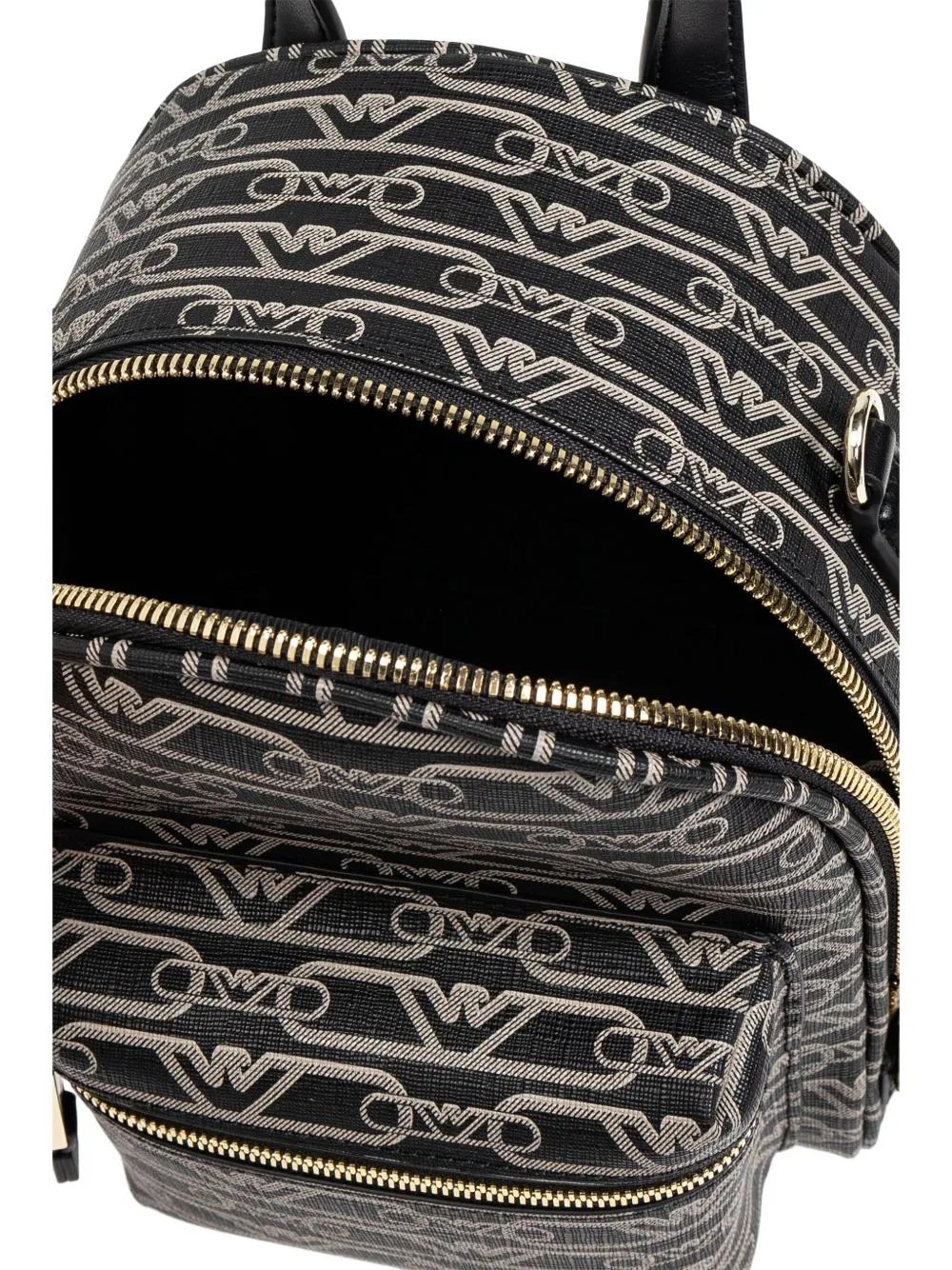 Allover logo backpack