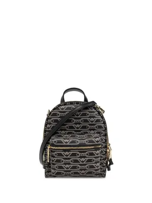 Allover logo backpack