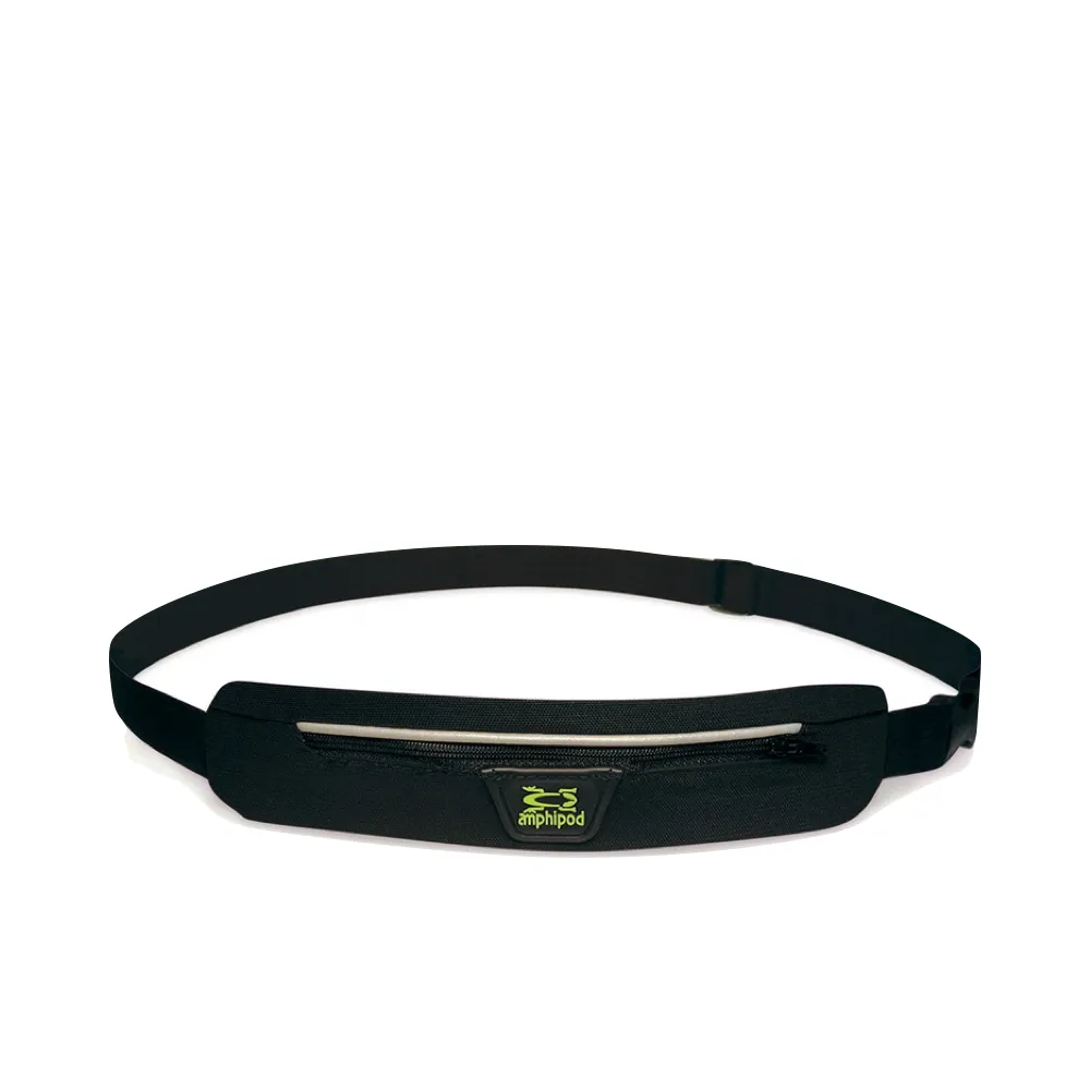 Amphipod Airflow MicroStretch Belt in Black/Silver