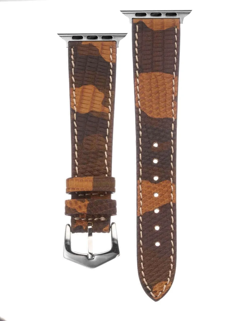 Apple Watch Leather Band ™ Camouflage Lizard