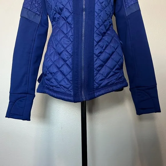 ATHLETA Womens Rock Springs Quilted Hooded Full Zip Insulated Jacket (Size S)