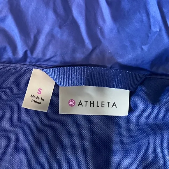 ATHLETA Womens Rock Springs Quilted Hooded Full Zip Insulated Jacket (Size S)
