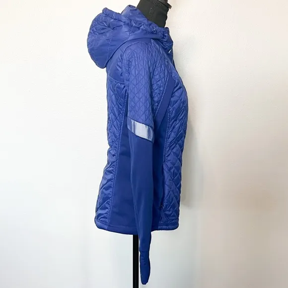 ATHLETA Womens Rock Springs Quilted Hooded Full Zip Insulated Jacket (Size S)