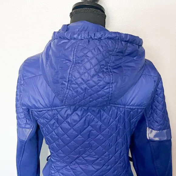 ATHLETA Womens Rock Springs Quilted Hooded Full Zip Insulated Jacket (Size S)
