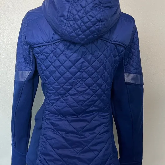 ATHLETA Womens Rock Springs Quilted Hooded Full Zip Insulated Jacket (Size S)