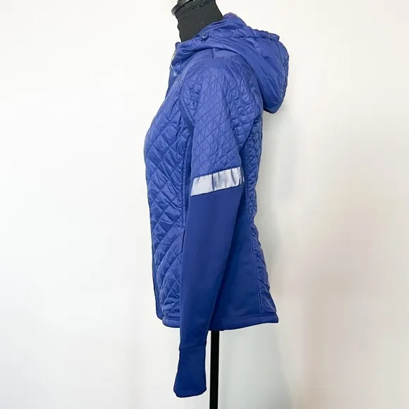 ATHLETA Womens Rock Springs Quilted Hooded Full Zip Insulated Jacket (Size S)