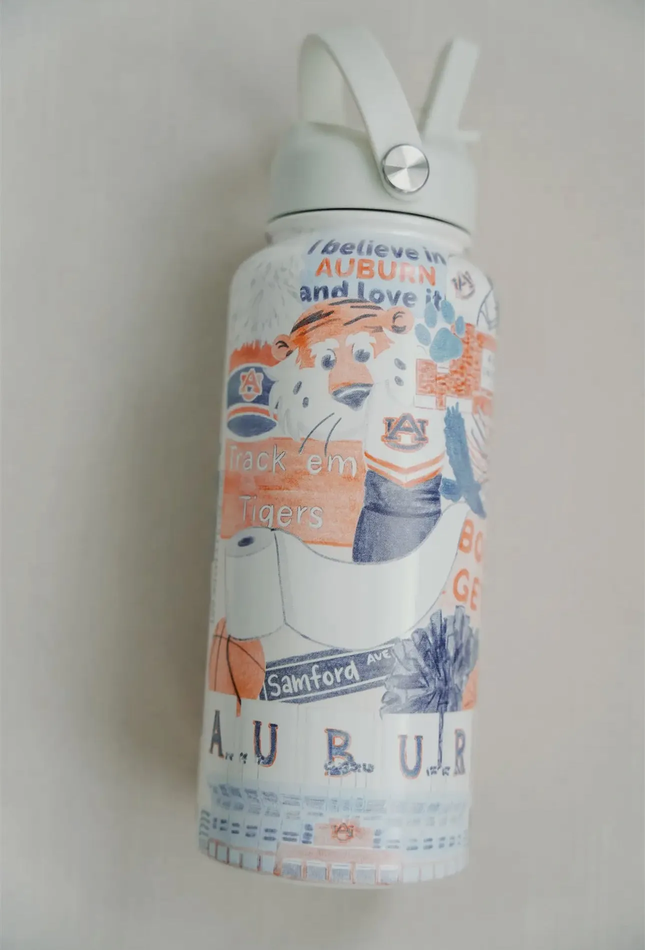 Auburn University 32 oz Insulated Water Bottle