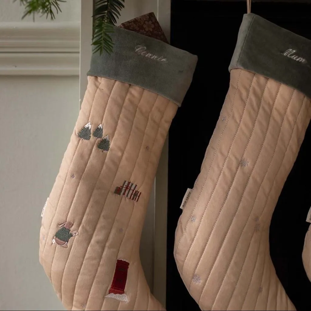 AVERY ROW Christmas Stocking - Snowflakes