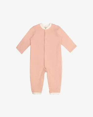 Back Embroidered Double-layered Coverall