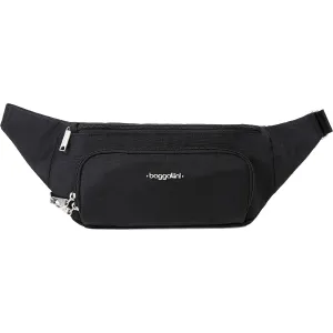 Baggallini Handsfree RFID Waistpack Bag Black Nylon