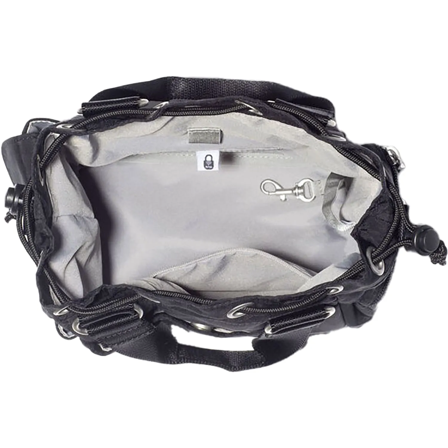 Baggallini Modern Everywhere Drawstring Mini Black Nylon