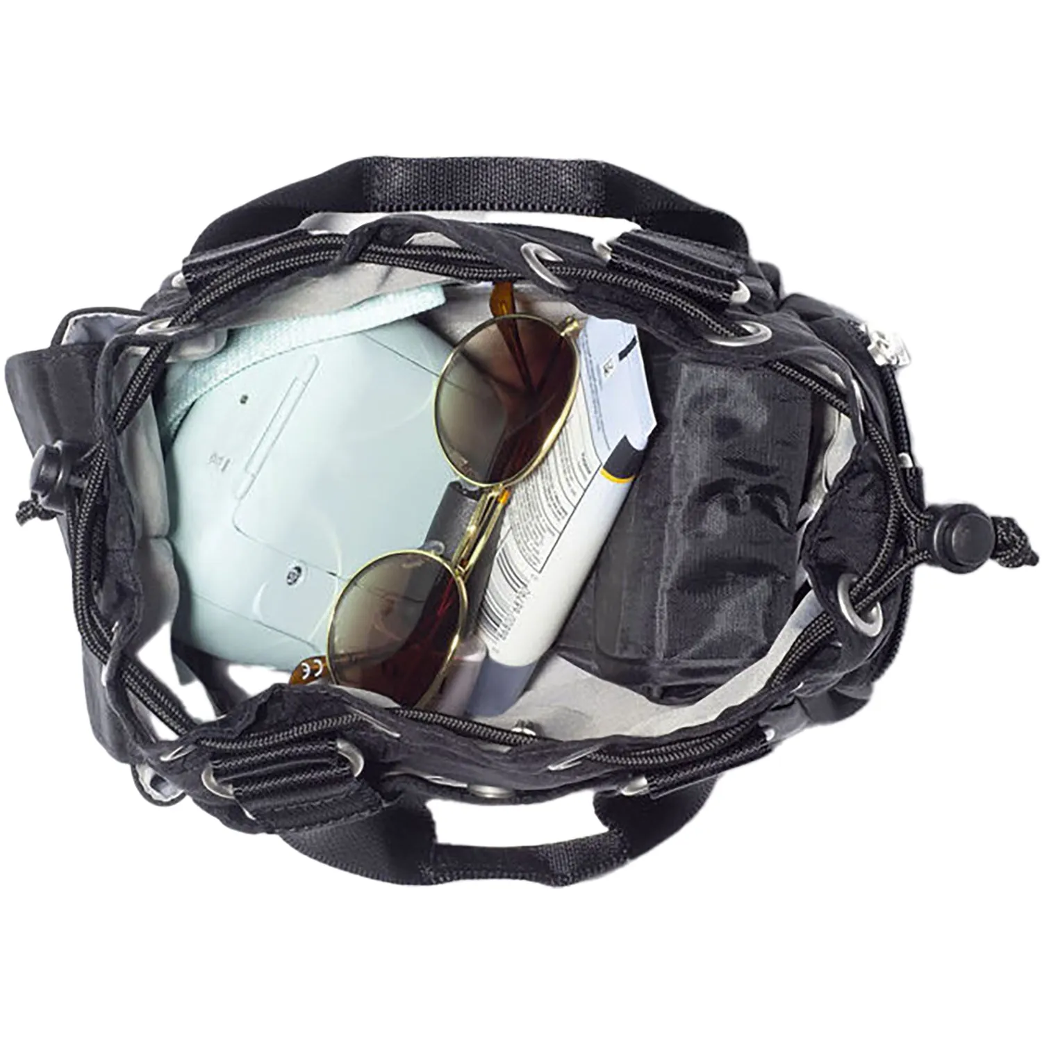 Baggallini Modern Everywhere Drawstring Mini Black Nylon