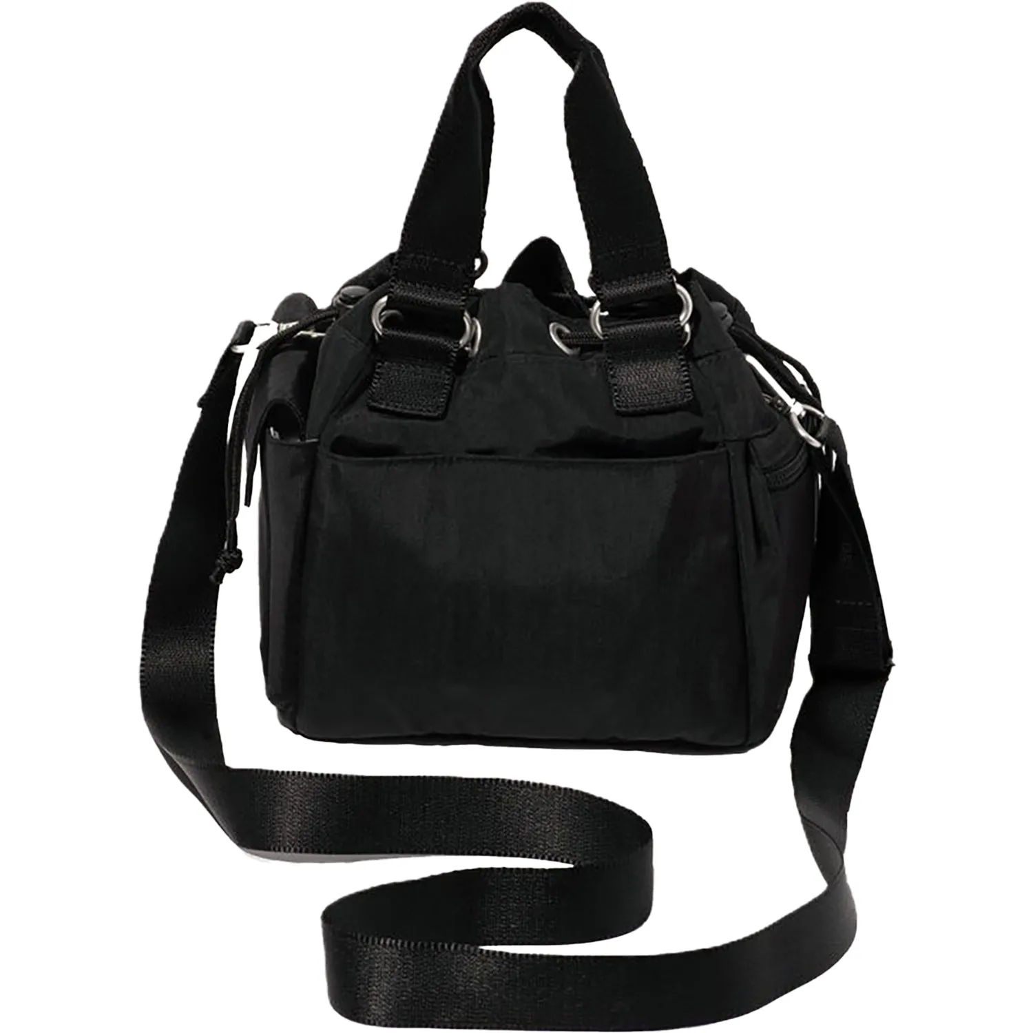 Baggallini Modern Everywhere Drawstring Mini Black Nylon