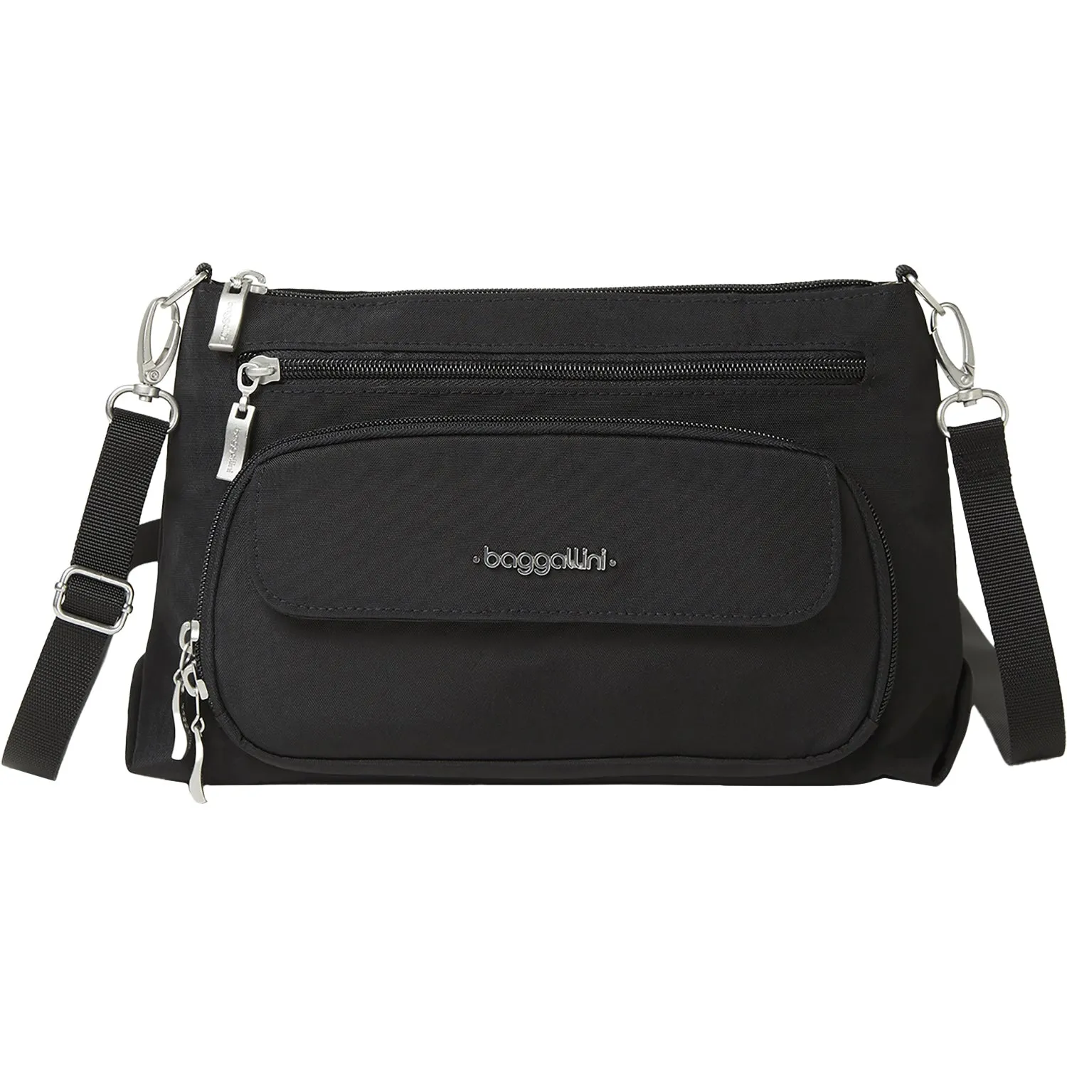 Baggallini Original Everyday Bag Black w/Sand Lining