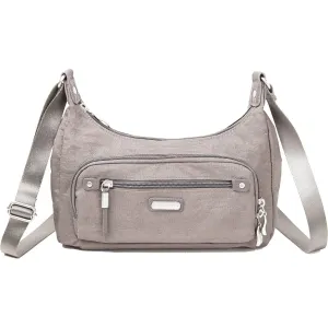 Baggallini RFID Everyday Traveler Bagg Sterling Shimmer Nylon