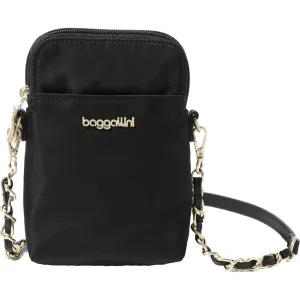 Baggallini Take Two RFID Bryant w/Chain Black Nylon