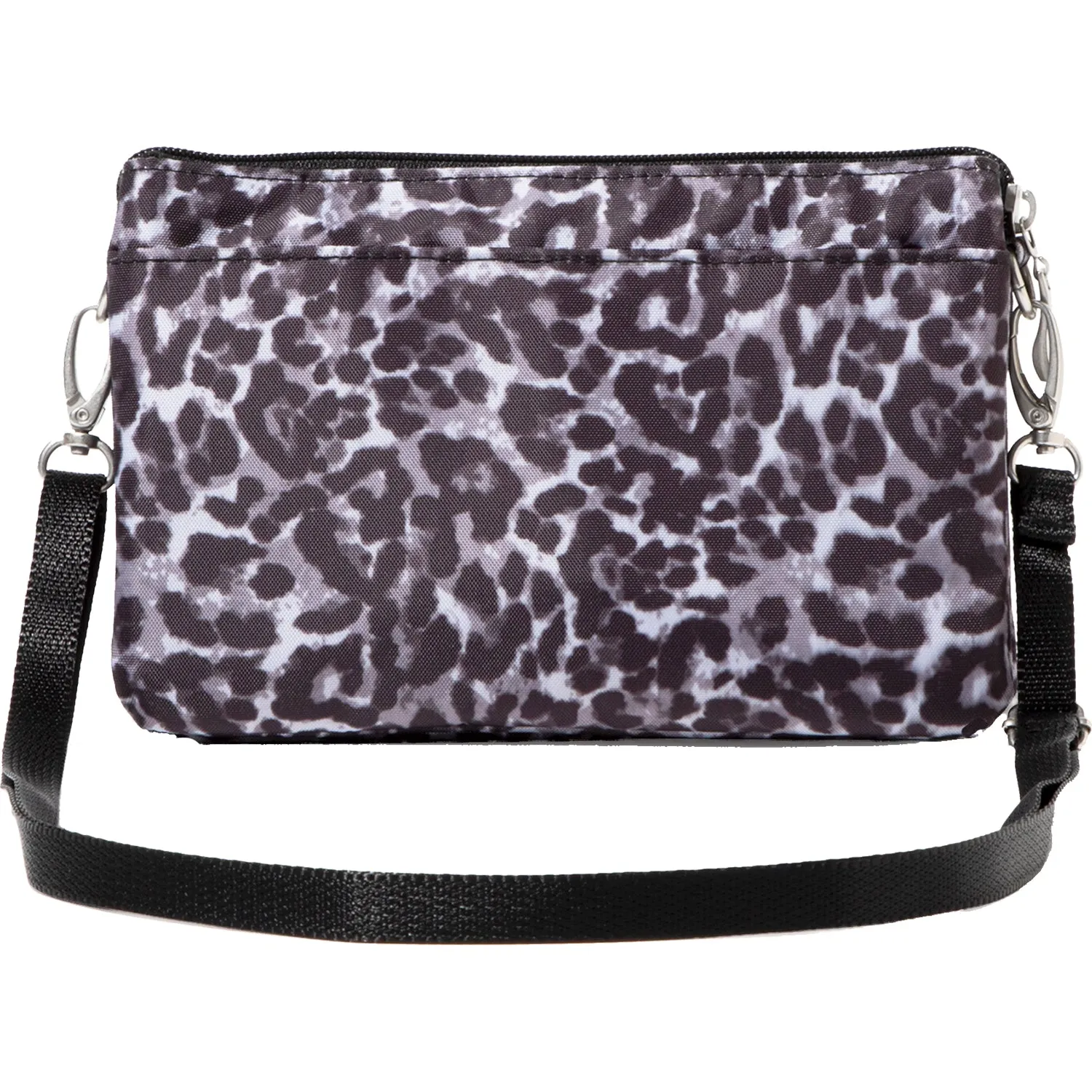 Baggallini The Only Mini Bag Grey Cheetah Nylon