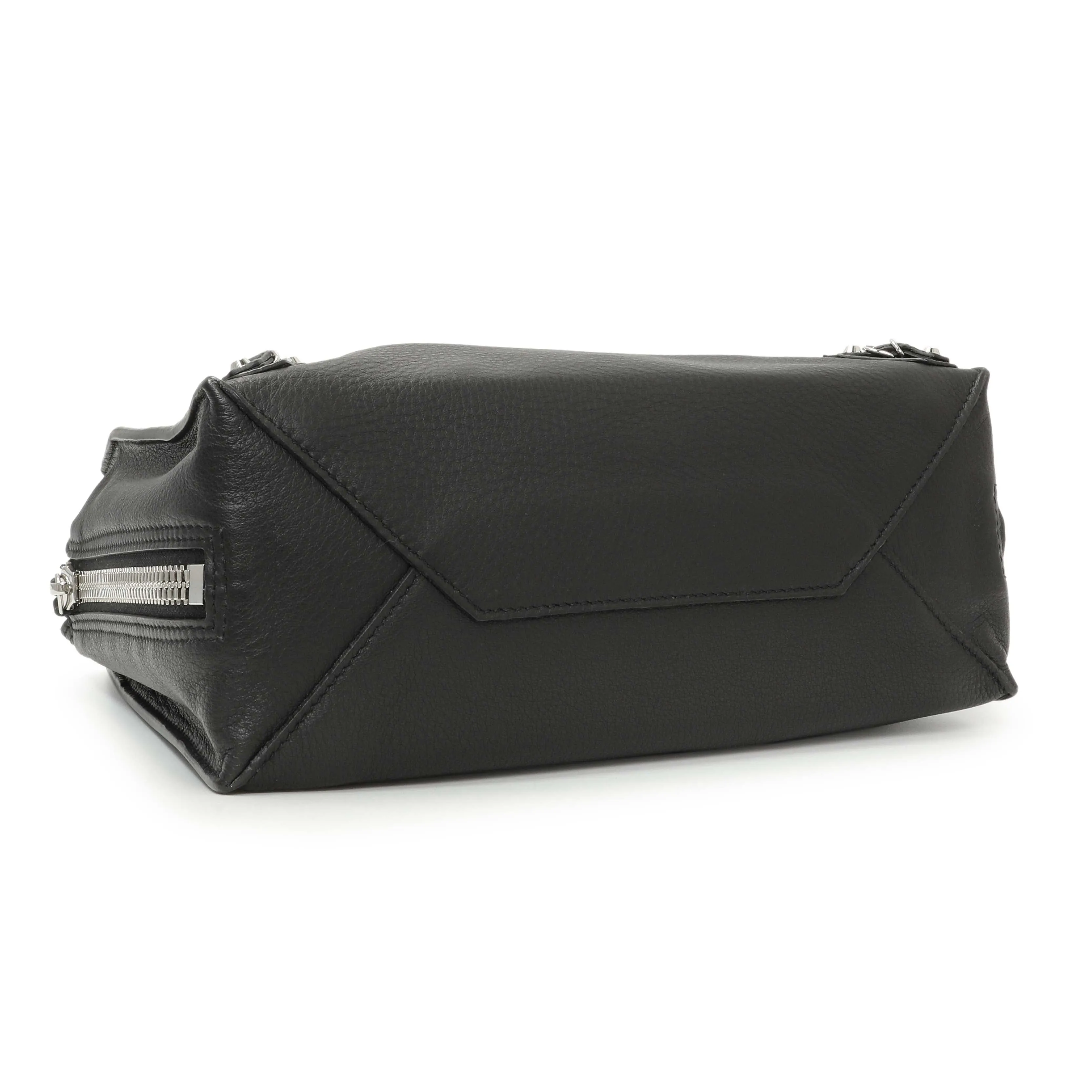 Balenciaga Black Veau Papier A6 Zip Around Black Tote