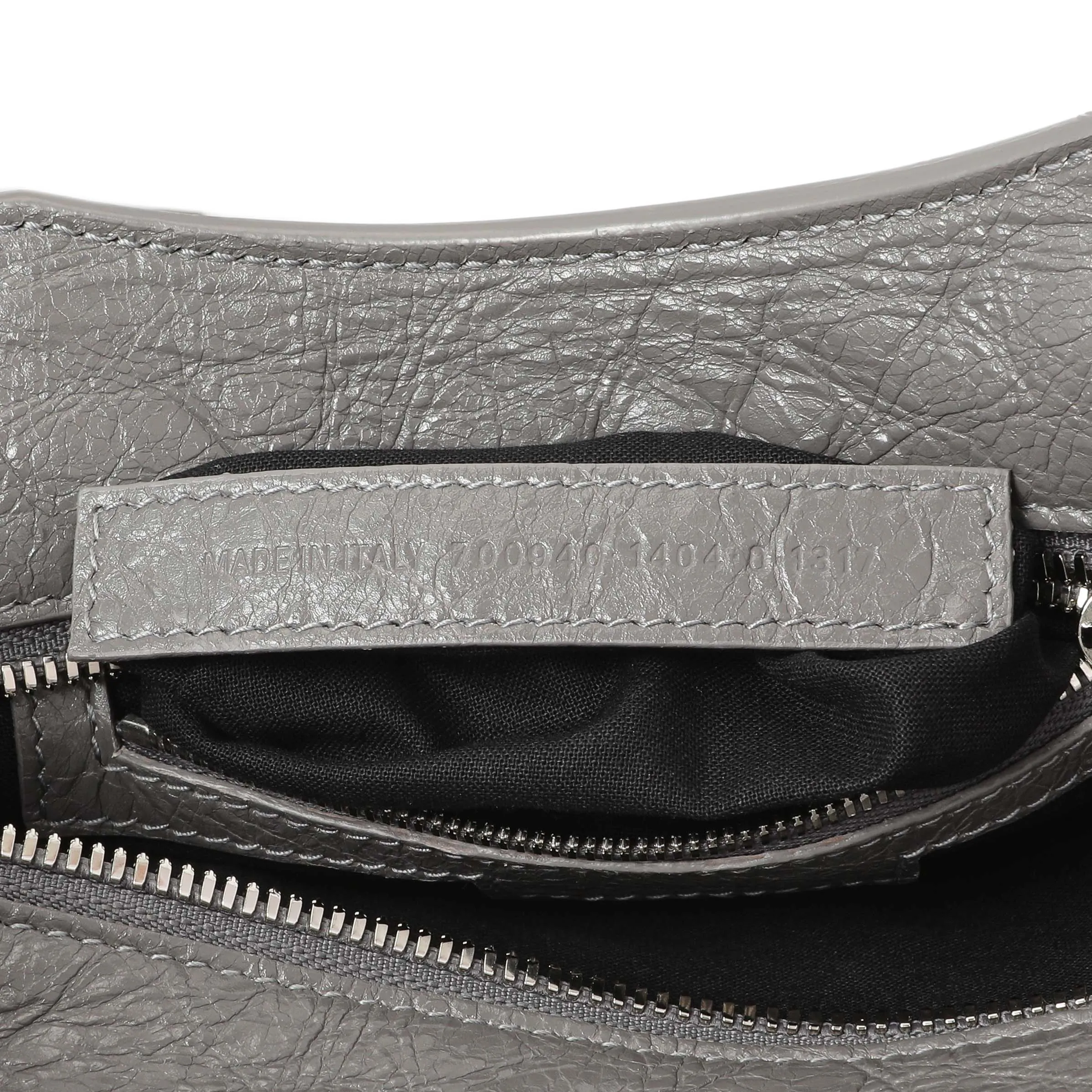 Balenciaga Dark Grey Agneau Arena Neo Cagole Handbag XS