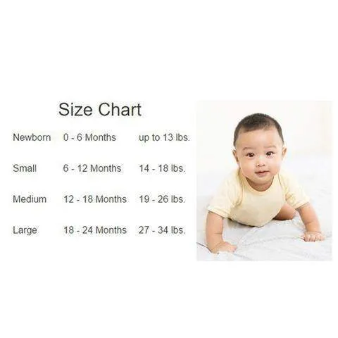 Bambini 9 Pc Boy Layette Baby Bib, Onesies, Beanies Clothes Set (NB,S,M,L)