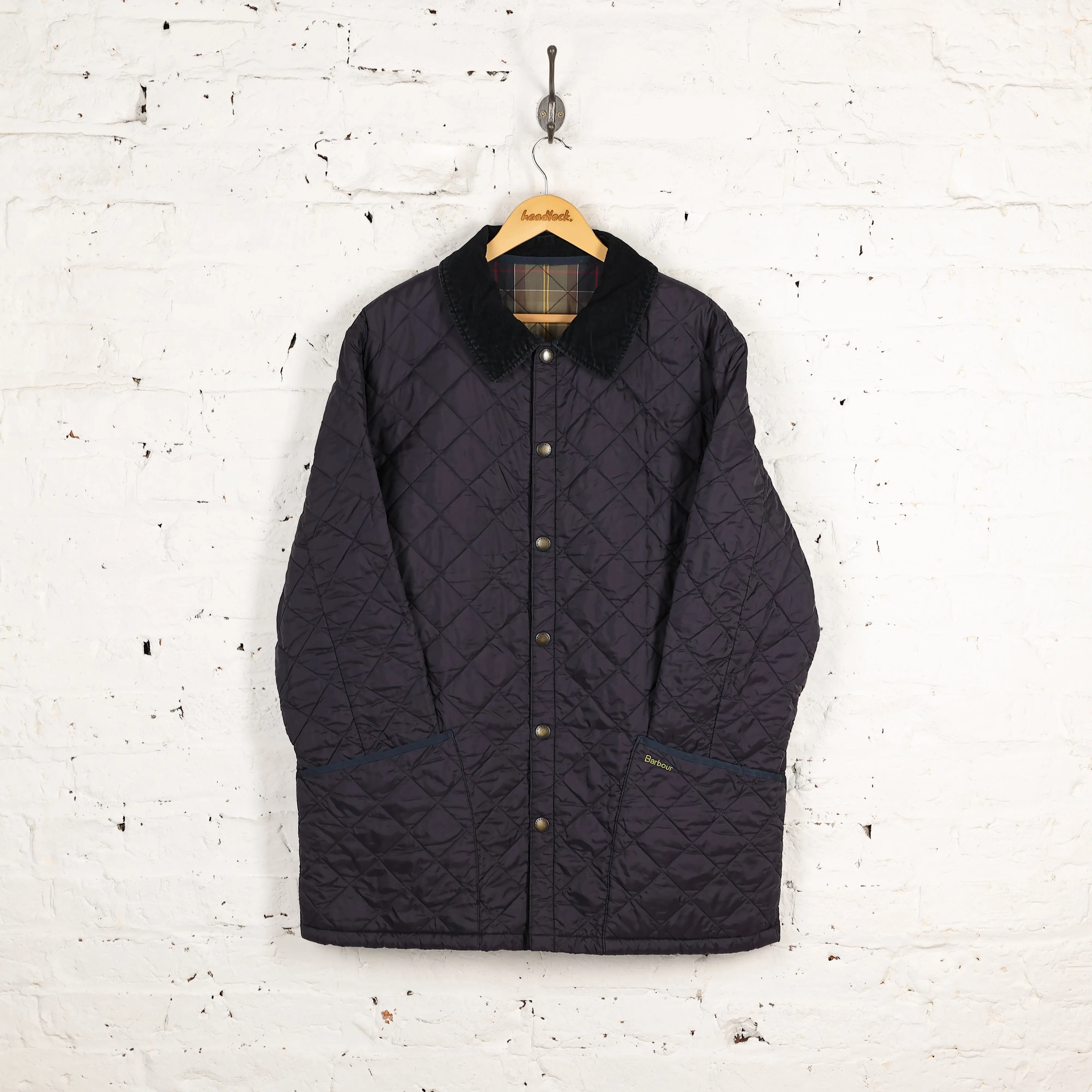Barbour Quilted Liddesdale Jacket - Blue - XL