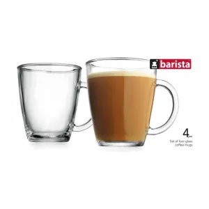 Barista S/4 12oz Coffee Mugs