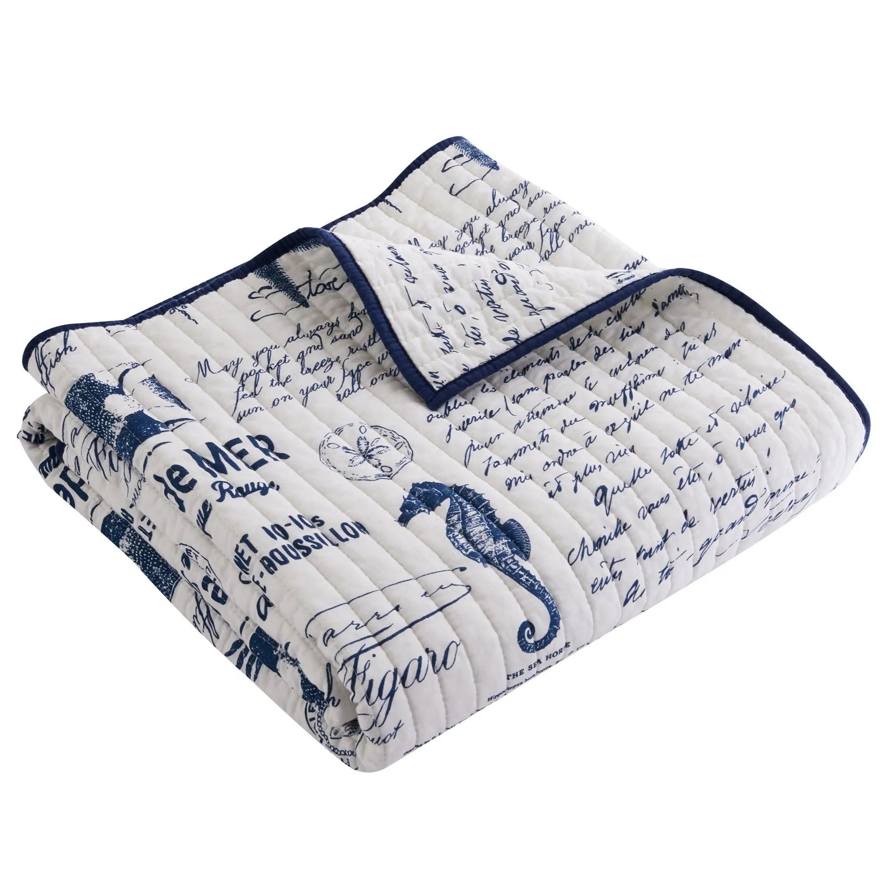 Beach Life Quilted Throw