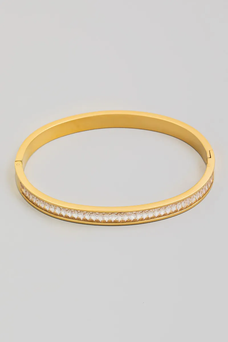 Beaumont Studded Bangle Bracelet (2 Colors!)