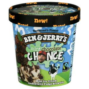Ben & Jerry's Mint Chocolate Chance Ice Cream (Pint)