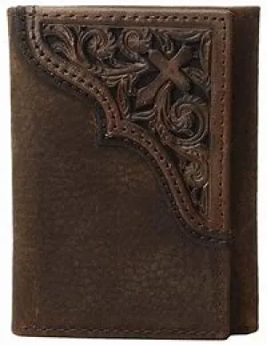BGA3531744 Wallet Ariat Tri-Fold Scroll Tooling/Cross