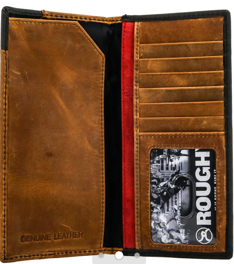 BGRW004--TNKBK Rodeo Wallet - Hooey- "Roughy Crazy Horse"
