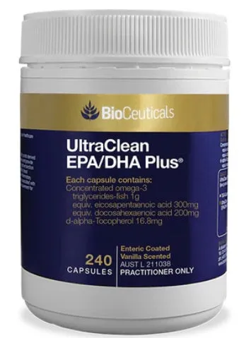 Bioceuticals UltraClean EPA/DHA Plus Ultra-Purified, Concentrated Fish Oil 240 caps